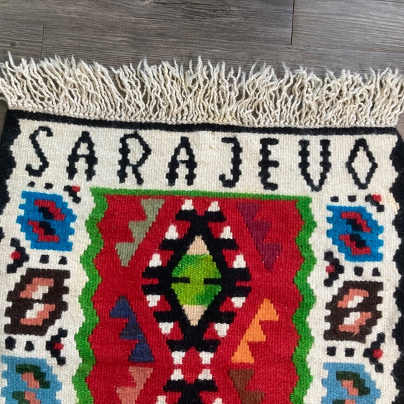 Sarajuevo Hand Loomed Prayer Rug - Picture 2 of 8